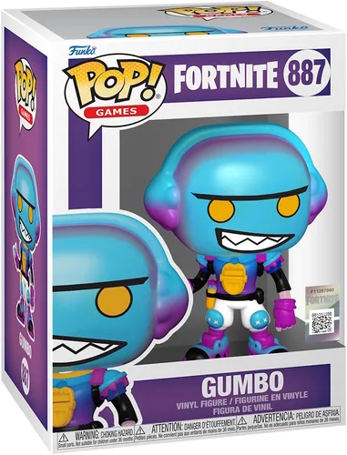 Funko POP! Games: Fortnite - Gumbo - Vinyl-Sammelfigur - Chibi Figuren - Ideale Sammlergröße mit 9,5 cm, aus hochwertigem Vinyl, perfekt für Fans und Sammler von Fortnite Merchandise.