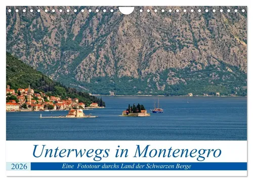 Dejan Knezevic | Unterwegs in Montenegro (Wandkalender 2026 DIN A4 quer),...