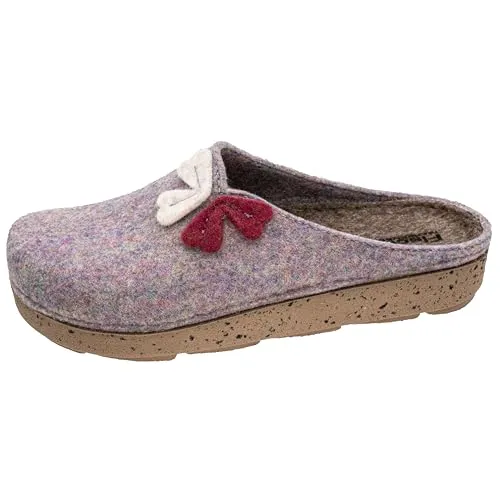 Fischer Damen-Pantolette – Bequeme Hausschuhe