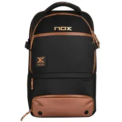 nox Rucksack Luxury Open Series Schwarz Braun