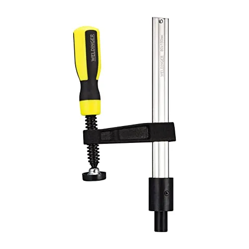 WELDINGER Schweißtisch Schraubzwinge 80x150 mm System 16 Zweikomponentengriff