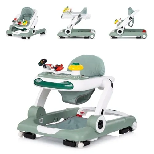 Chipolino Lauflernhilfe Little Explorer 4 in 1 - Vielseitige Lauflernhilfe für Kinder ab 6 Monaten. Mit 4 Funktionen: Laufen, Schieben, Jumpen und Spielen. Höhenverstellbar, klappbar und mit abnehmbarem, waschbarem Sitzbezug. Ideal für unbeschwertes Spielen und Lernen!