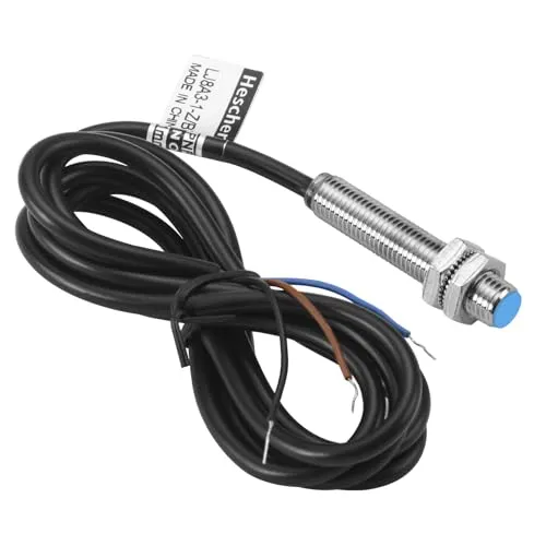 Heschen M8 Induktiver Näherungssensor Schalter, Schildtyp, LJ8A3-1-Z/BY, Detektor 1mm, 10-30VDC 200mA, PNP Normalerweise offen(NO), 3-Draht