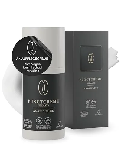 HERRENCREME Punctcreme Analpflege 30 ml I Pflegecreme für empfindlichen Analbereich I Analcreme für Männer & Frauen I Intimpflege vom Facharzt entwickelt I vegan & dermatologisch getestet