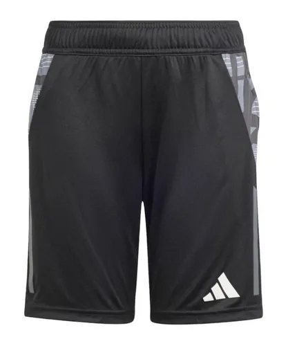 adidas Performance Tiro 24 Short Kids Schwarzgrau, 152 Kinder - Trainingsbekleidung für aktive Kinder, mit weitem Beinabschluss für optimale Bewegungsfreiheit und Komfort.