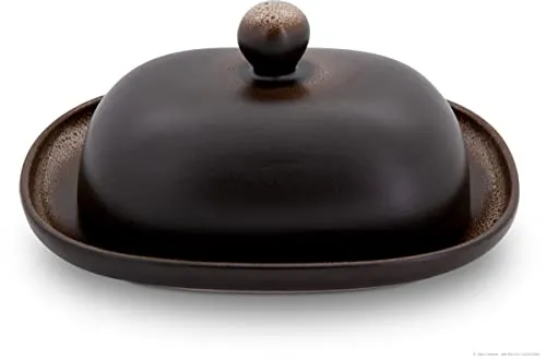 Bunzlauer Keramik Butterdose oval für 250g von Bunzlauer Keramik