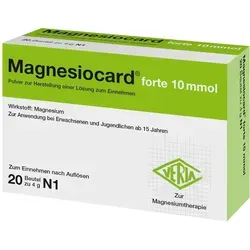 Magnesiocard forte 10 mmol Plv.z.Her.e.Lsg.z.Einn. 20 St