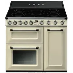 Smeg TR93IP2 Kochzentrum, 90x60 cm, Creme von Smeg