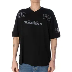 Recovered NFL Team Salute Black Military Oversized Mesh Limited Jersey Trikot (DE/NL/SE/PL, Alphanumerisch, M, Regular, Regular, Baltimore Ravens)