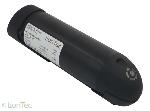 LionTec E-Bike Akku Fahrrad Batterie Bottle Type 2 polig 36 V 14 Ah + Ladegerät