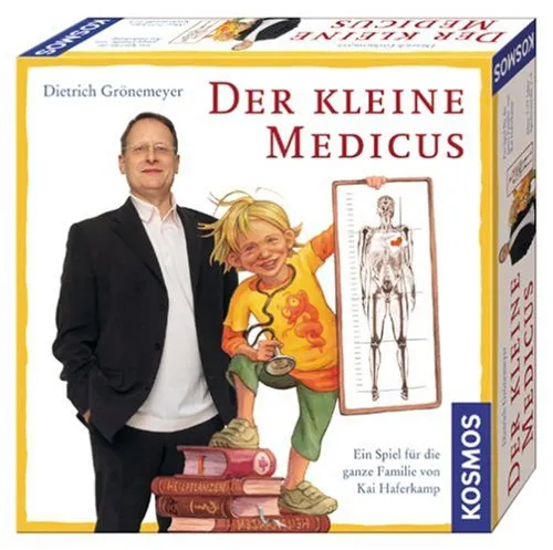 KOSMOS 6981880 - Der kleine Medicus - Gesellschaftsspiel für Kinder ab 4 Jahren, fördert spielerisch das Verständnis für den menschlichen Körper und macht Spaß beim Lernen.