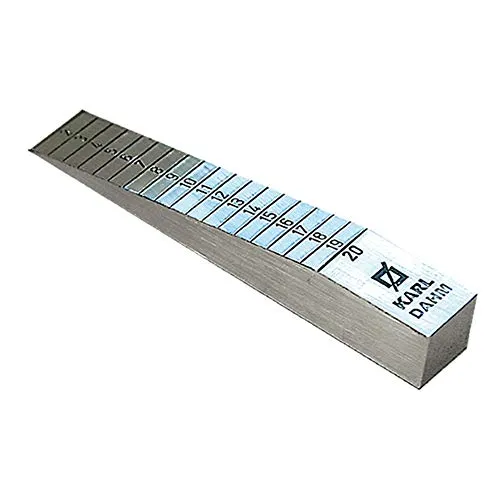 Karl Dahm Estrich-Messkeil I Aluminium Mess-Keil 1-20 mm von Karl Dahm
