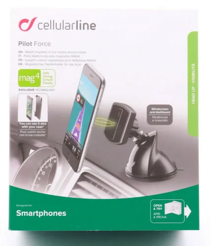 Cellularline Pilot Force Kfz Handy Halterung – Magnetisch & Schwenkbar
