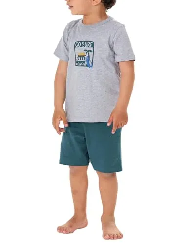 Schiesser Jungen Schlafanzug Set Pyjama kurz - 100% Bio Baumwolle - Bequemer Schlafanzug für Jungen aus 100% Bio Baumwolle, ideal für angenehme Nächte. Erhältlich in den Größen 92 bis 140, perfekt für jeden kleinen Schlafmützen.