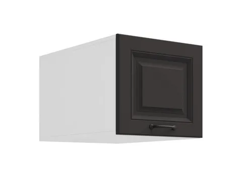 Küchen-Preisbombe Hochschrank Aufsatzschrank 40 cm STILO Grau + Weiss - Hochschrank Aufsatzschrank 40 cm, ideal für das Küchenprogramm STILO, mit eleganter grauer Front und weißem Korpus, perfekt kombinierbar und platzsparend.