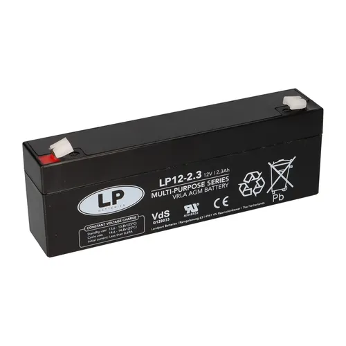 Produktbild Landport Bleiakku 12V 2,3Ah AGM Batterie NSA LP12-2,3 T1 VdS 2,1Ah 2,2Ah USV
