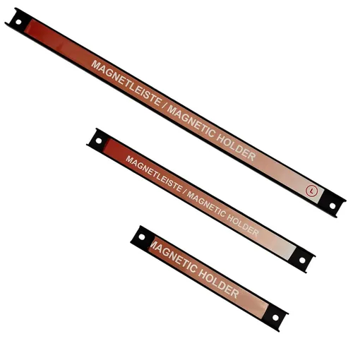 Extra starke MAGNETLEISTE Magnetschiene Satz zum aufbewahren v. Werkzeugen 3 x