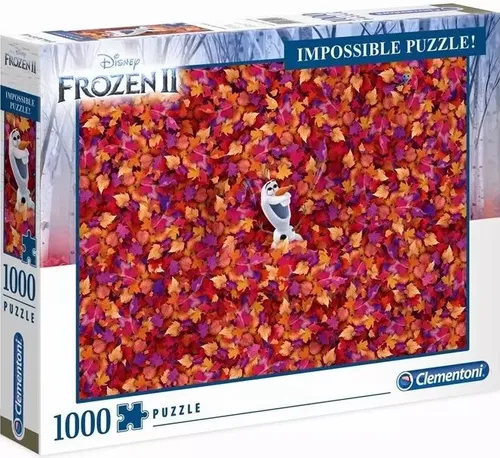 Puzzle 1000 elementów. Impossible puzzle! Kraina Lodu 2 Clementoni 8005125395262