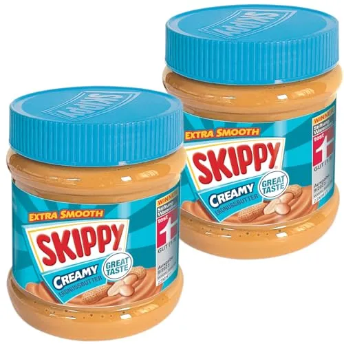 SKIPPY 2x 340g Erdnussbutter 