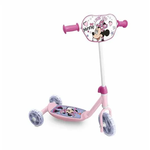 Roller Minnie Mouse - Dreirädriger Kinderroller in Rosa - Roller / Kickboards für Kinder von 2-3 Jahren, stabil und sicher durch 3 Räder. Leichtes Design (2,1 kg) und farbenfroher Minnie Mouse Aufdruck machen das Fahren zum Vergnügen!