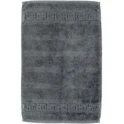 CaWö Gästetuch Noblesse 30 x 50 cm Baumwolle Grau Anthrazit in grau von CAWÖ