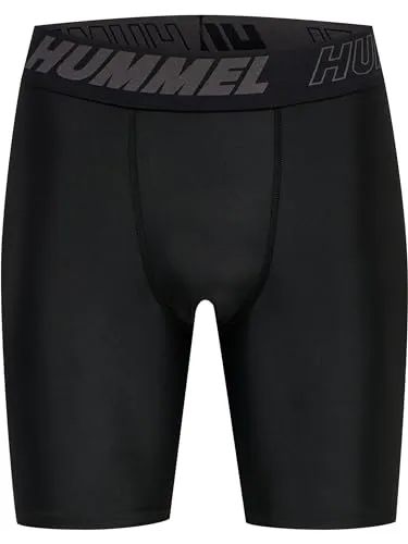 Hummel Herren Hmlte Topaz Tight Shorts, Schwarz, L Slim EU - Trainingsbekleidung mit Stretch-Jerseystoff und elastischem Bund für optimale Bewegungsfreiheit, ausgestattet mit BEECOOL-Gewebetechnologie für besten Feuchtigkeitstransport.