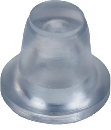 De-Plastik Schlüssel-Stop | Schlüsselsicherung | Gummistopfen für Schlüssellöcher | Sicherung gegen Herausfallen des Schlüssels | Hochwertiges Gummi für flexible Passform | 20er-Set | Transparent