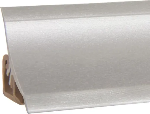 HOLZBRINK Küchenabschlussleiste 150 cm – Alu Silber, selbstklebend - Praktische Küchenabschlussleiste aus PVC mit einer Länge von 150 cm. Ideal für den Innenbereich, selbstklebend und einfach zu montieren. Perfekt für einen sauberen Abschluss Ihrer Arbeitsplatte.