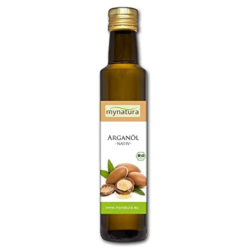 Mynatura Bio-Arganöl kaltgepresst I Speiseöl I Pflege-Öl I Hautpflege I Salatöl I Argan I Essentielle Fettsäuren (1 x 250ml)