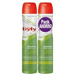 Byly Organic Extra Fresh Desodorant Spray 2x200ml