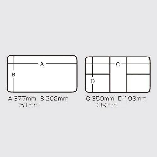 Meiho Angelkoffer VS-8010 - Schwarz, 42x24,5x32,6cm - Rutenfutterale: Robuster Angelkoffer mit viel Stauraum für Ihre Angelausrüstung, ideal für Angler auf Reisen.