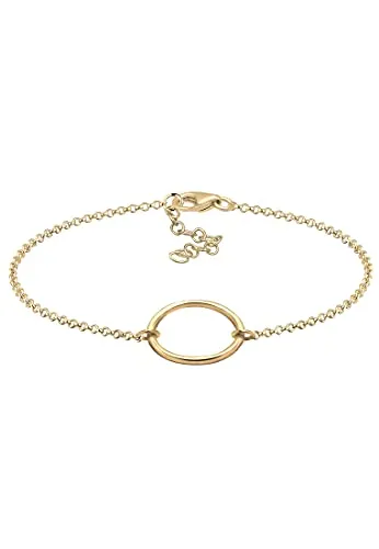 Elli Armband Kreis Schlicht 925 Silber