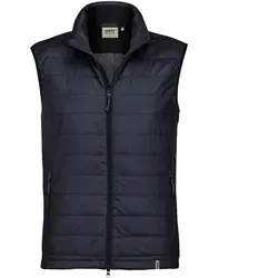 HAKRO Hybridweste Arizona 864 - Leichte Funktionsjacke in Tinte, Größe 2XL - Funktionale Hybridweste für Herren, wasserabweisend und atmungsaktiv, mit YKK-Reißverschlüssen und reflektierenden Elementen für optimale Sichtbarkeit.