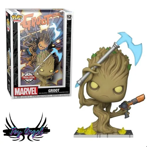 Funko POP! Marvel Comic Cover - Groot #12 Special Edition - Aufstellfigur aus dem Marvel Universum, ideal für Sammler und Fans von Guardians of the Galaxy, bringt die Comic-Helden direkt ins Wohnzimmer.
