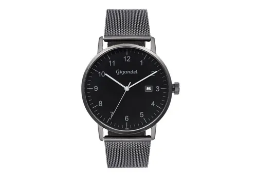 Gigandet Herren-Armbanduhr Minimalism G26-007 - Elegante Armbanduhr für Herren mit Quarzwerk, kratzfestem Saphirglas und anpassbarem Edelstahlarmband - ideal für Büro und besondere Anlässe.