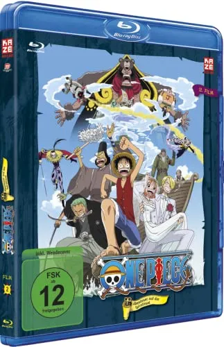 One Piece: Abenteuer auf der Spiralinsel! - 2. Film - [Blu-ray] - Abenteuerfilm für Fans der beliebten Anime-Serie, mit fesselnder Handlung und spektakulären Animationen, freigegeben ab 12 Jahren.