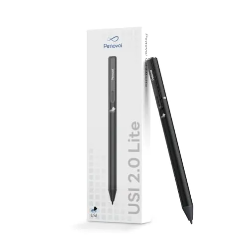 Penoval USI 2.0 Lite Stylus Pen für einige Chromebook-Modelle, 4096 Druckstufen und gleichmäßiges Schreiben, kompatibel mit Google Pixel Tablet, Amazon Fire Max 11, ASUS Flip CX5/CM3, Lenovo Duet und
