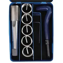 Gewindereparatursatz M24 x 1,5 mm - 5 Gewindeeinsätze - Schneidwerkzeuge für die Reparatur defekter Gewinde, einfach in der Anwendung und ideal für präzise Reparaturen in verschiedenen Gewindegrößen.