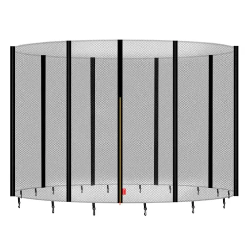 Baunsal® Trampolin Sicherheitsnetz Ø 487 cm (JS+EXD-M) für 8 Netzstangen Netzhöhe 180 cm Ersatzteile Trampolin Netz Trampolin Schutznetz Kinder Trampolin Ersatznetz Trampolin Outdoor