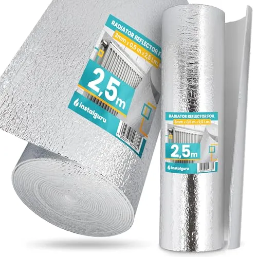 Heizkörper Reflexionsfolie 3x0,5x2,5m von Instalguru