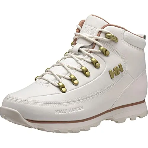 Helly Hansen Damen W The Forester Hiking Boot, White, 40.5 EU - Wanderschuhe mit wasserdichtem und leichtem Design, bieten hervorragenden Grip für winterliche Bedingungen und bestehen aus hochwertigem, wasserdichtem Leder.