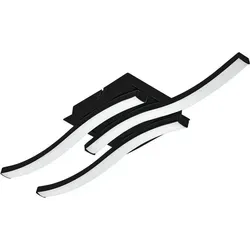 Eglo LED Wandleuchte Cabezas-E 12W - Moderne Wandlampe mit 1480 lm Helligkeit und warmweißem Licht (3000K), aus hochwertigem Stahl und Kunststoff, ideal für stimmungsvolle Beleuchtung in jedem Raum.