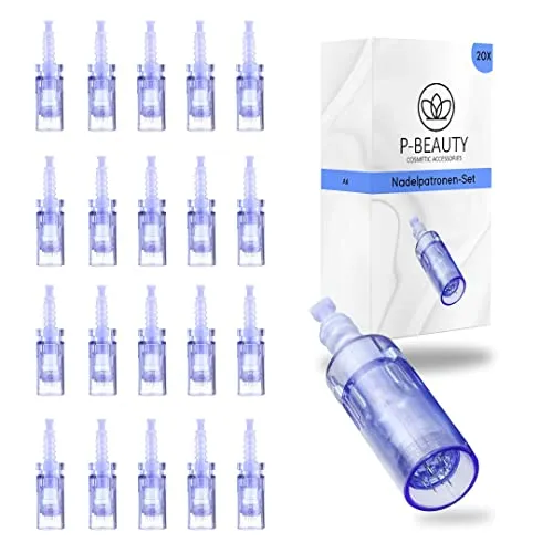 P-Beauty Universal Nadelpatronen für A6 Dermapen - 20x 24-Pins - Hochwertige Nadelpatronen für A6 Dermapen Geräte. Ideal für die Hauterneuerung und individuelle Anpassung an Ihre Bedürfnisse. Einfache Handhabung und für alle Hauttypen geeignet.