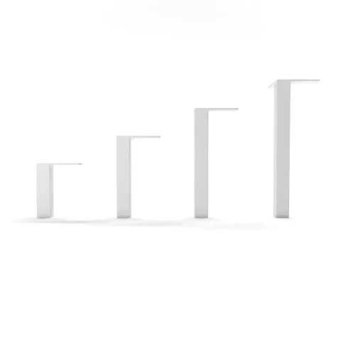 HEVVA Möbelfüße 25 cm in weiß von HEVVA