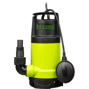 Zipper Schmutzwasserpumpe ZI-DWP900 - Leistungsstark und vielseitig - Wasserpumpen, ideal für klares und verschmutztes Wasser bis 35 mm Partikelgröße, mit automatischer Abschaltung durch Schwimmerschalter und 14000 l/h Fördermenge.