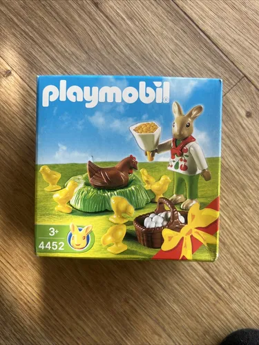PLAYMOBIL 4452 Osterhäschen mit Huhn und Kükenschar