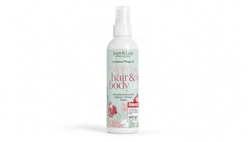 Produktbild Jean& Len Express Hair+Body Oil mit Granatapfel, 100ml