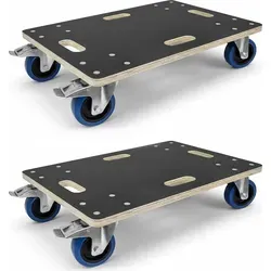 Trucky Transportroller 2er Set – 40x60 cm Möbelroller mit 500 kg Tragkraft - Praktisches 2er Set Transportroller für müheloses Bewegen schwerer Gegenstände. Robuste MDF-Plattform, rutschfest und bodenschonend. Ideal für Umzüge und Werkstätten, mit leichtgängigen Lenkrollen für hohe Mobilität.
