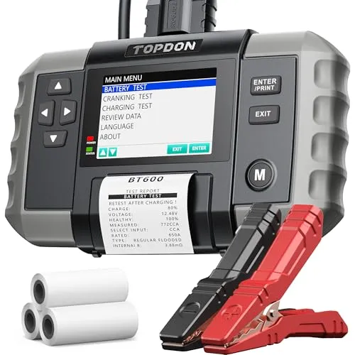 TOPDON BT600 Autobatterietester – Präzise 12V/24V Batterieanalyse