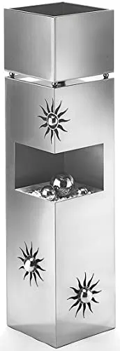 Kobolo Blumensäule BULLET in silber von Kobolo